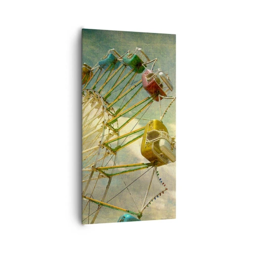 Cuadro sobre lienzo - Impresión de Imagen - Será, será un día estupendo.... - 65x120 cm