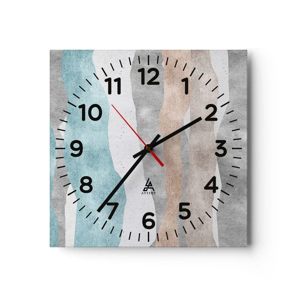 Reloj de pared - Reloj de vidrio - Un estudio de la cercanía - 30x30 cm