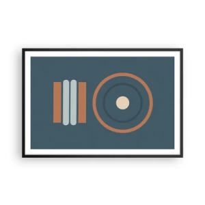 Póster en marco negro - La esencia de las cosas - 91x61 cm