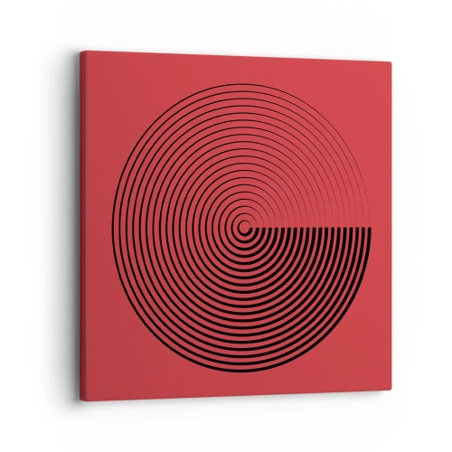 Cuadro sobre lienzo - Impresión de Imagen - Movimiento circular - 30x30 cm