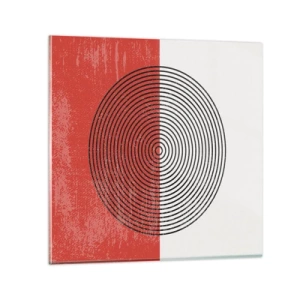 Cuadro sobre vidrio - Impresiones sobre Vidrio - En el corazón de la misma - 70x70 cm