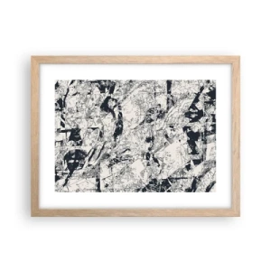 Póster en marco roble claro - La interpenetración de los opuestos - 40x30 cm