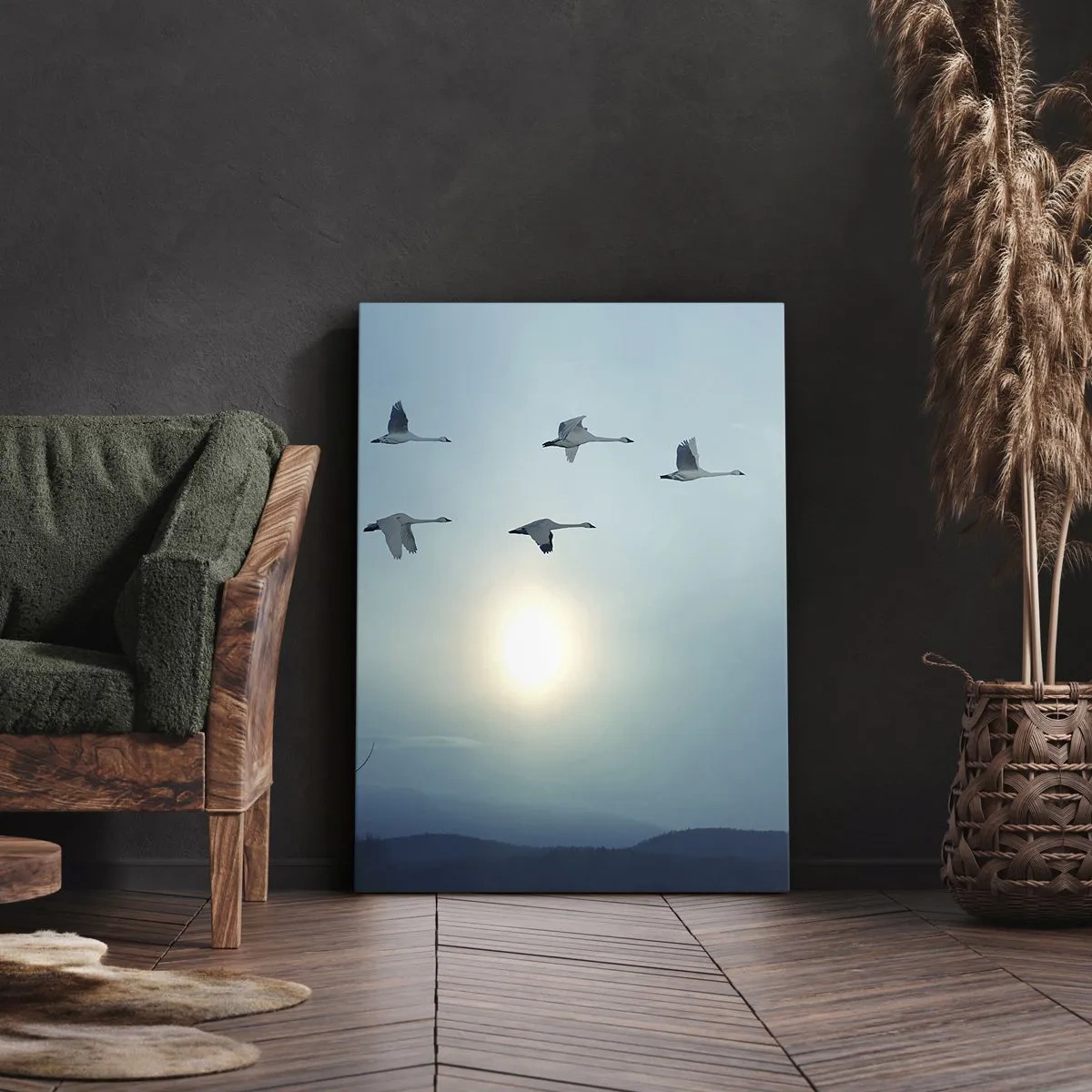 Cuadro sobre lienzo - Impresión de Imagen - Adiós al verano por un año - 55x100 cm