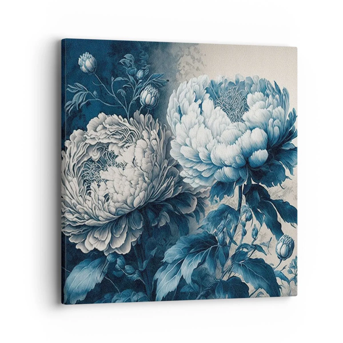 Cuadro sobre lienzo - Impresión de Imagen - Una pareja unida - 40x40 cm