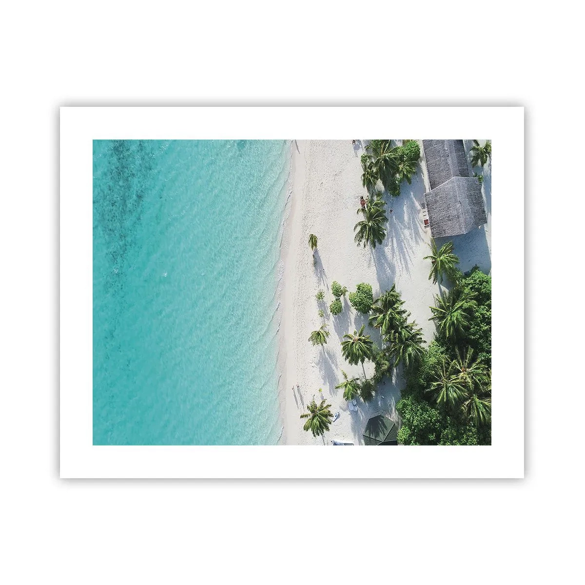 Póster - Vacaciones en el paraíso - 50x40 cm