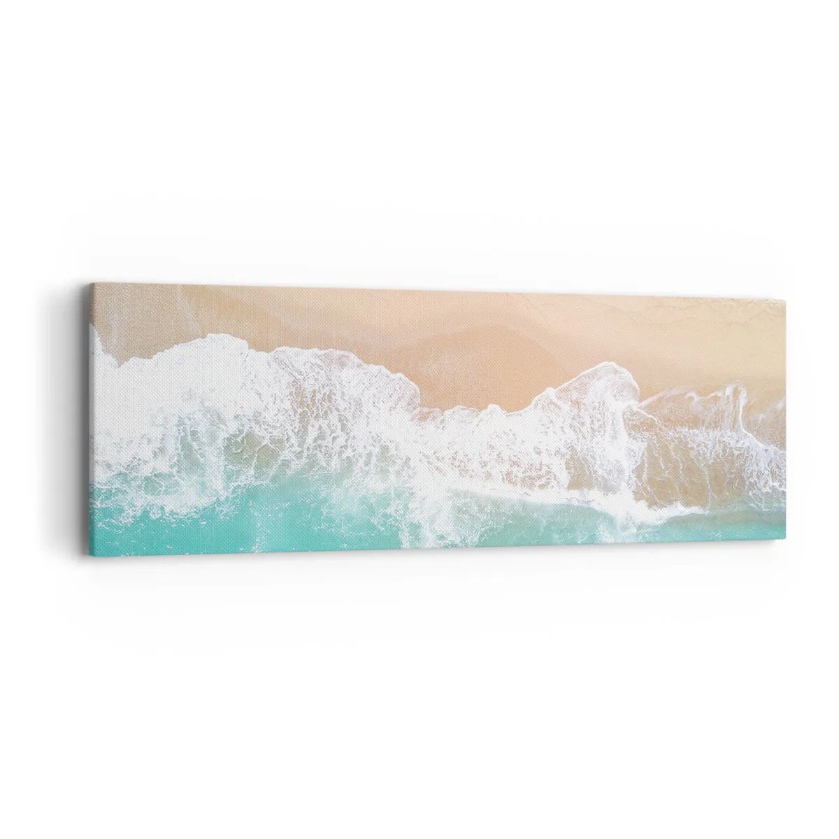 Cuadro sobre lienzo - Impresión de Imagen - Un toque acariciador - 90x30 cm