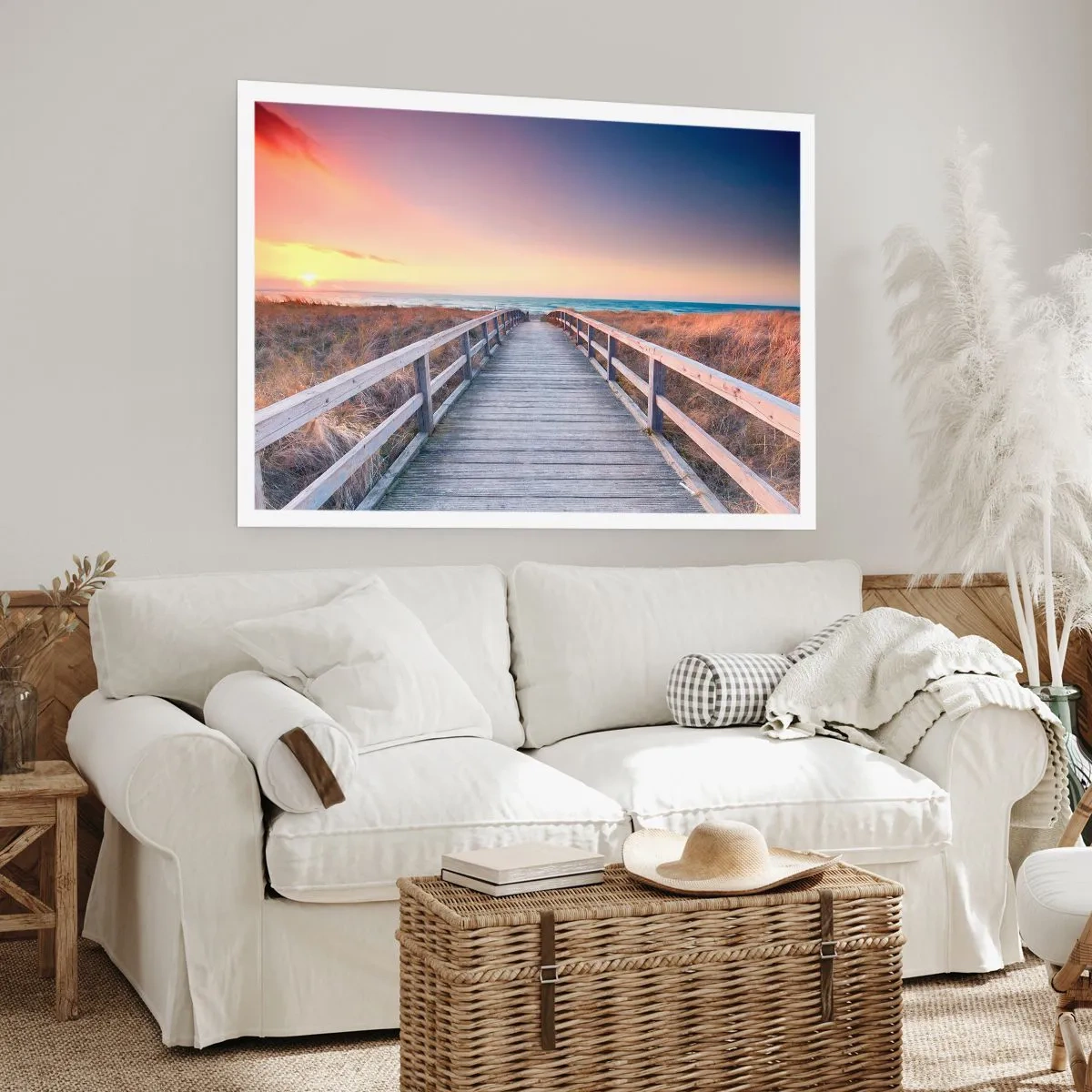 Póster - Aurora vespertina del Báltico - 70x50 cm