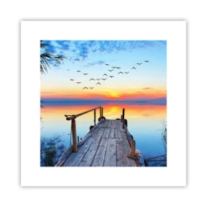 Póster - Es hora de volver... - 30x30 cm