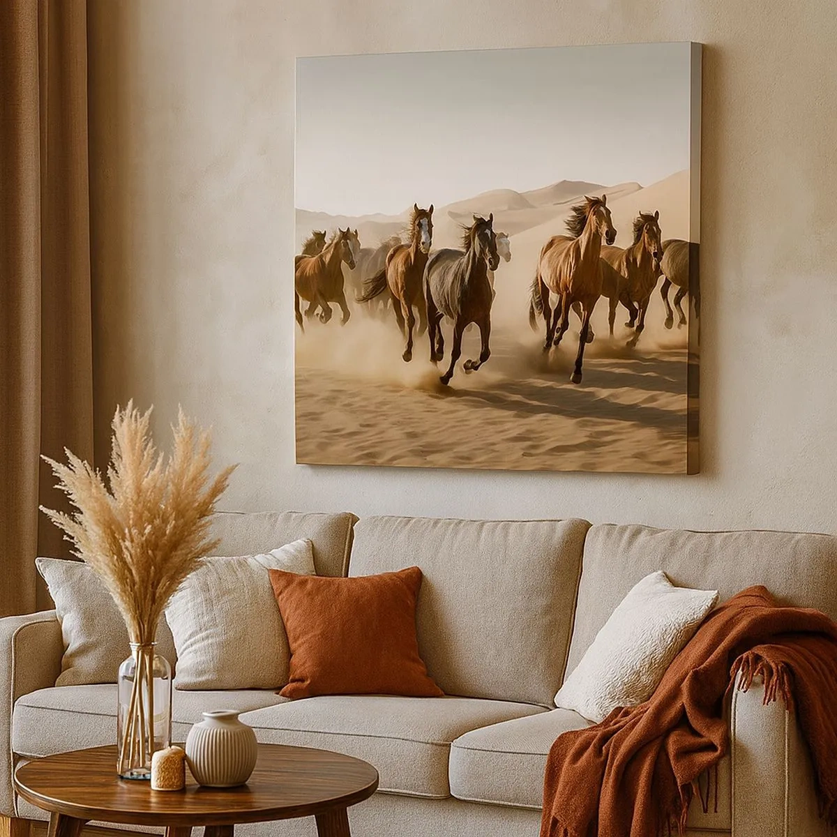 Cuadro sobre lienzo - Impresión de Imagen - Libre como el viento - 30x30 cm