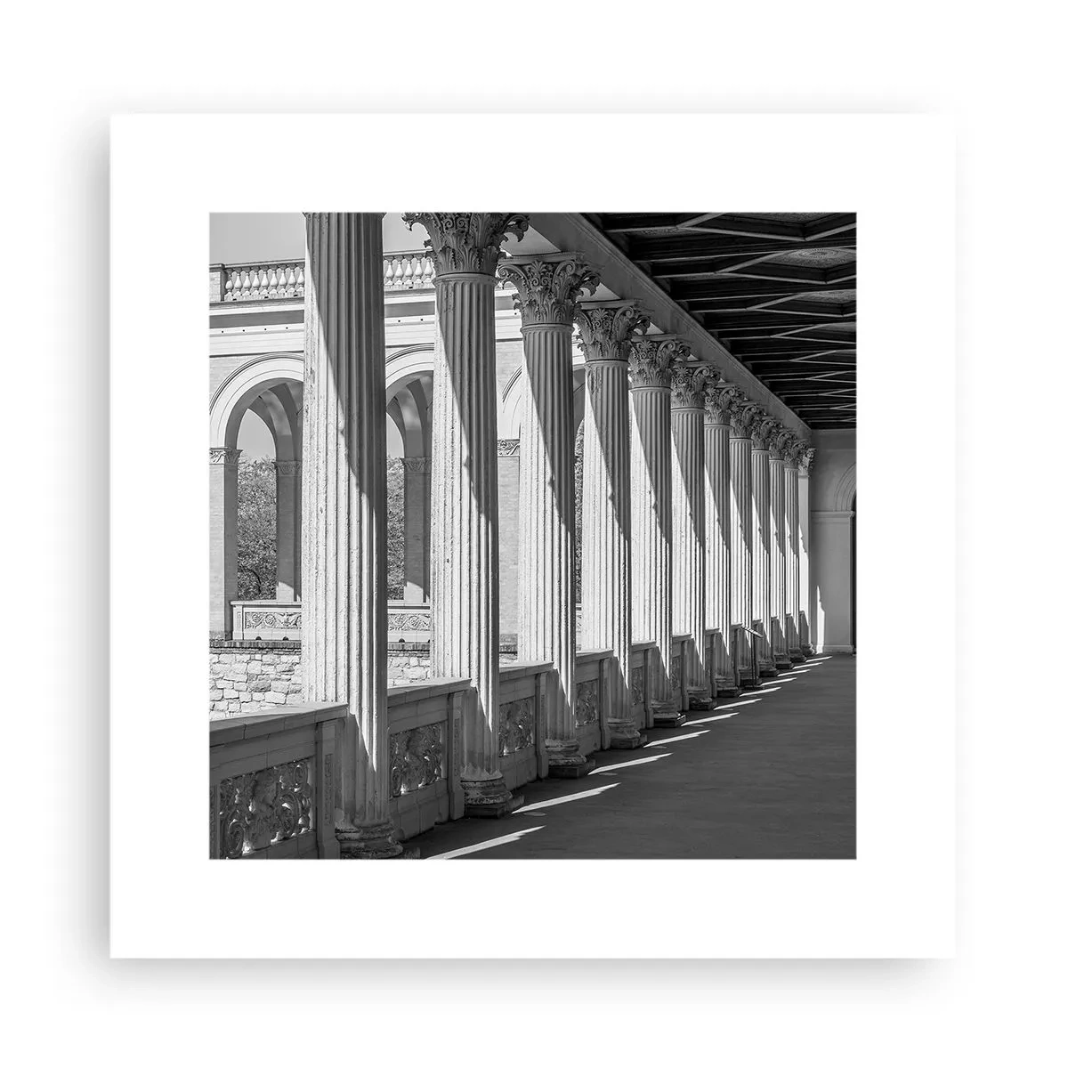 Póster - Galería soleada - 30x30 cm