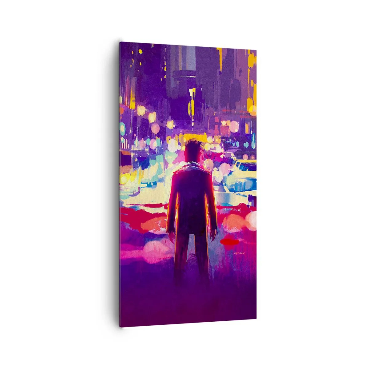 Cuadro sobre lienzo - Impresión de Imagen - Inmerso en la luz - 65x120 cm