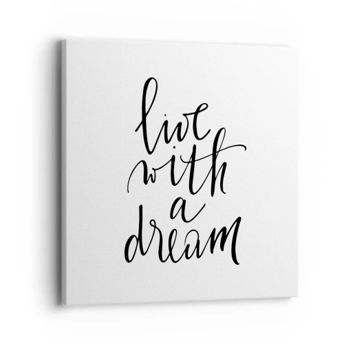 Cuadro sobre lienzo - Impresión de Imagen - Por supuesto - 40x40 cm