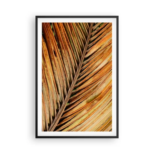 Póster en marco negro - Oro de coco - 61x91 cm