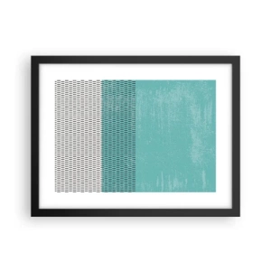 Póster en marco negro - Composición equilibrada - 40x30 cm