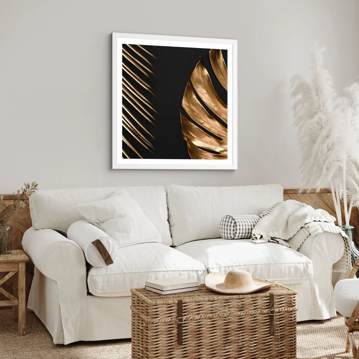 Póster en marco blanco - Diferente, e igualmente valioso - 40x40 cm