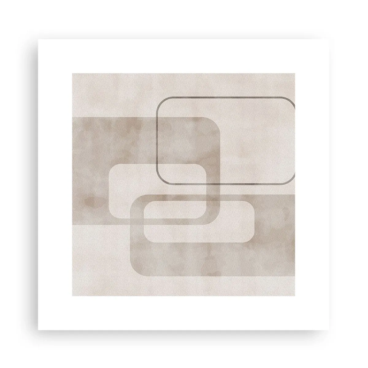 Póster - Fuga geométrica - 30x30 cm