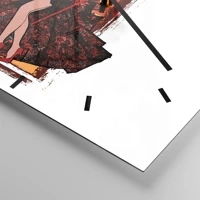 Esfera sin numeración, con rayas