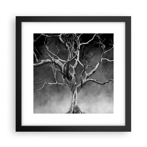 Póster en marco negro - Primordial y sagrado - 30x30 cm