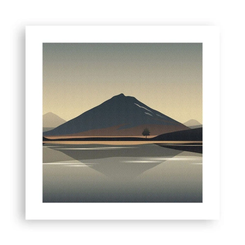 Póster - Reflejo de espejo - 40x40 cm
