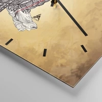 Esfera sin numeración, con rayas