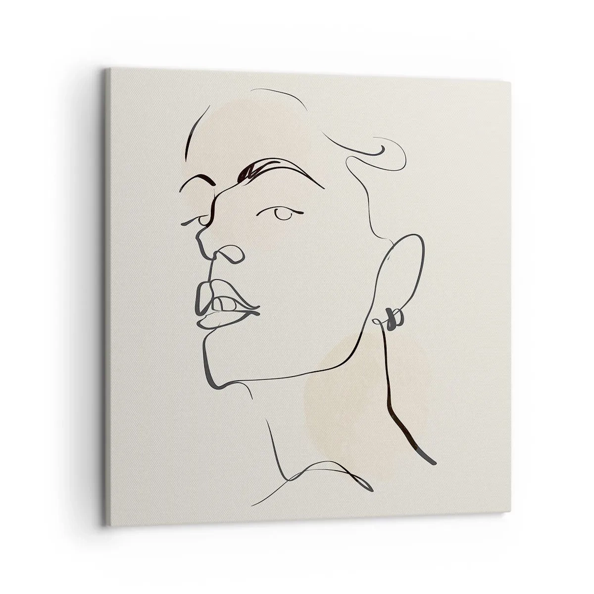 Cuadro sobre lienzo - Impresión de Imagen - Una mirada orgullosa - 50x50 cm