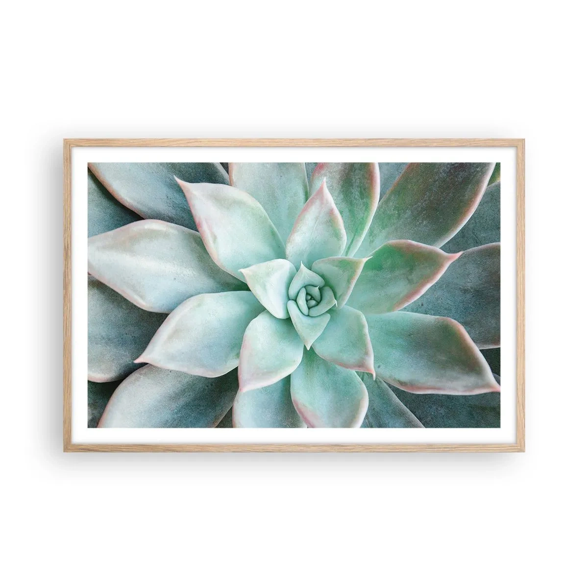 Póster en marco roble claro - El corazón del desierto - 91x61 cm