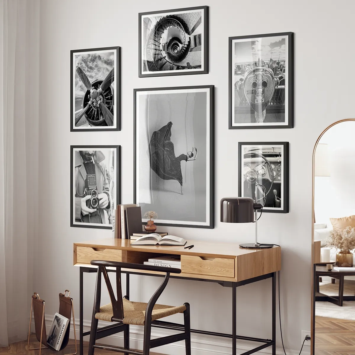 Black and white no. 2 - Inspiración para el recibidor