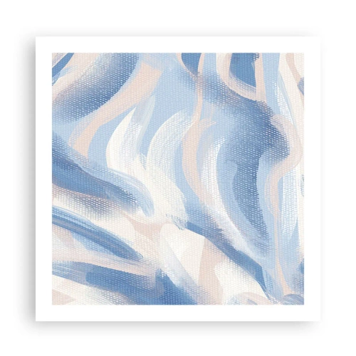 Póster - Ondas azules - 60x60 cm