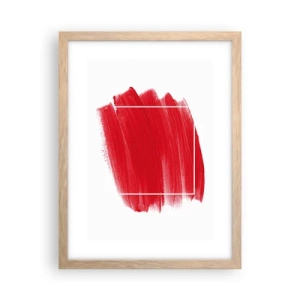 Póster en marco roble claro - Fuera del marco - 30x40 cm