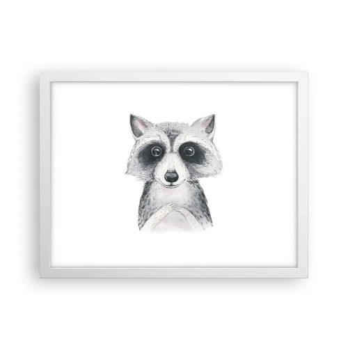 Póster en marco blanco - Un momento para la emoción - 40x30 cm