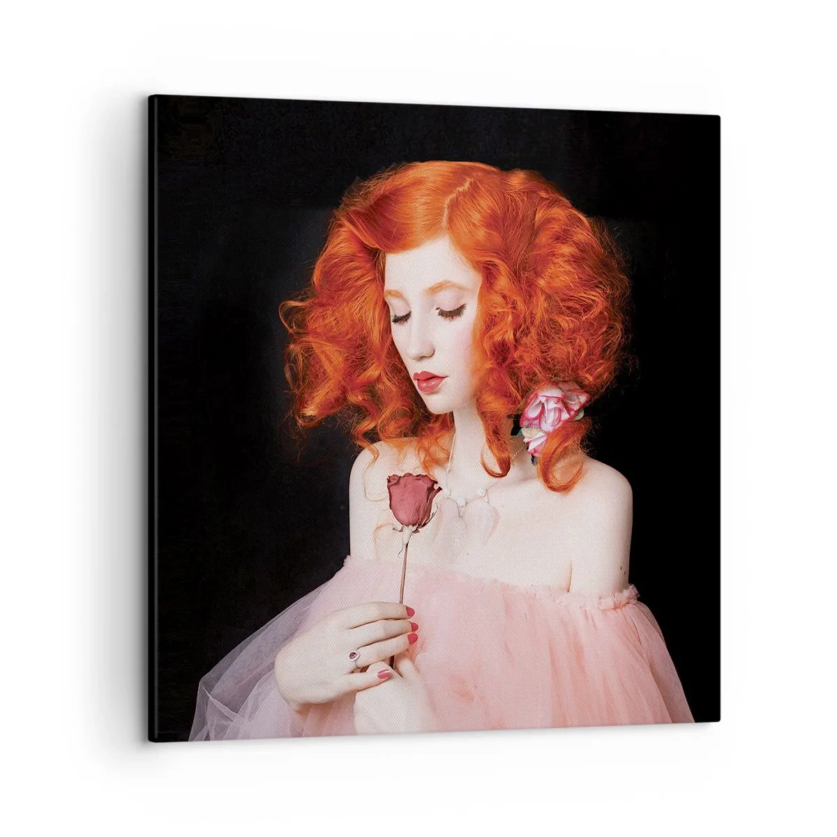 Cuadro sobre lienzo - Impresión de Imagen - En estilo barroco - 50x50 cm