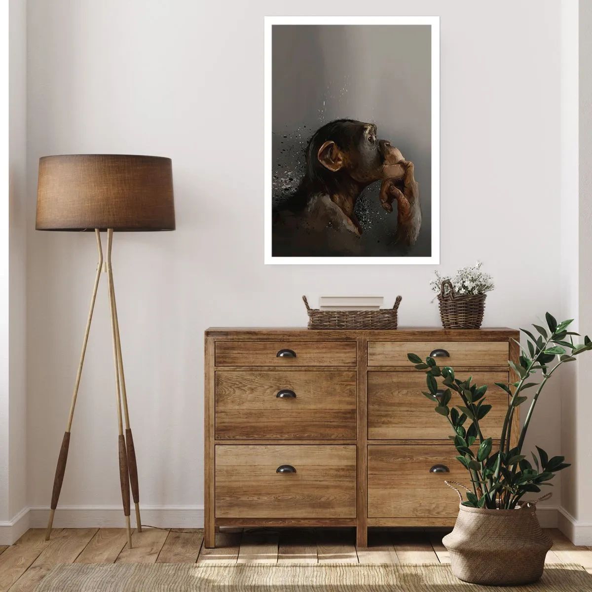 Póster - La evolución del pensador - 70x100 cm