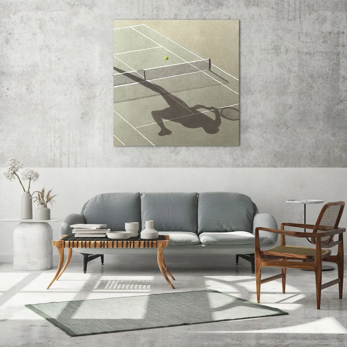 Cuadro sobre vidrio - Impresiones sobre Vidrio - Véncete a ti mismo - 70x70 cm