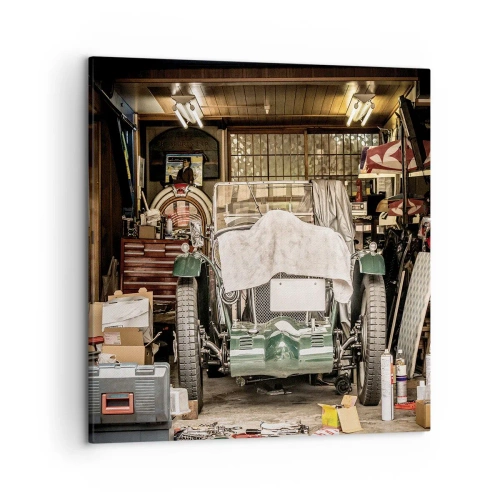 Cuadro sobre lienzo - Impresión de Imagen - Volver al pasado - 50x50 cm