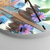 Esfera sin numeración, con rayas