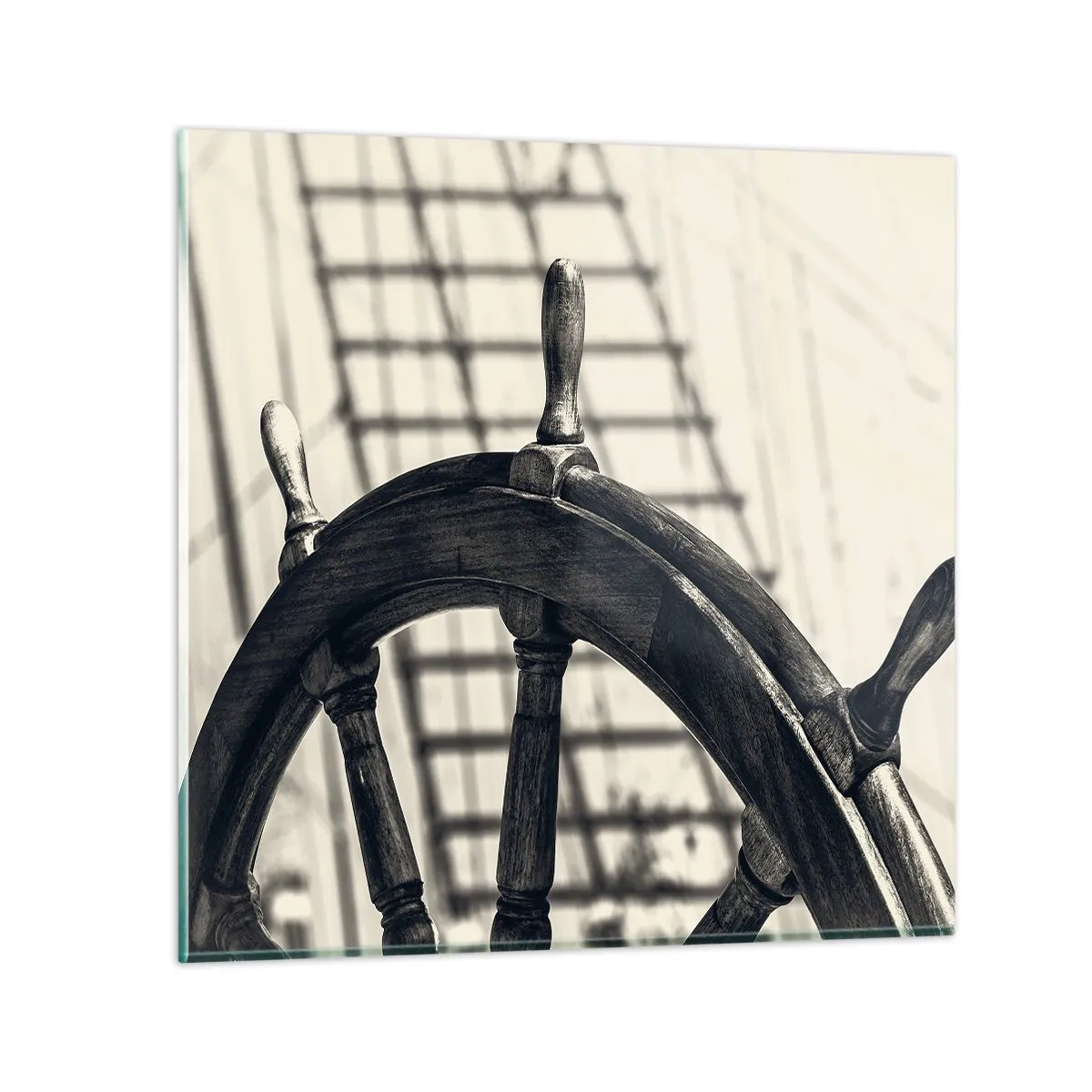 Cuadro sobre vidrio - Impresiones sobre Vidrio - Un cuento marino - 70x70 cm