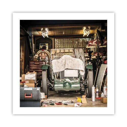 Póster - Volver al pasado - 50x50 cm