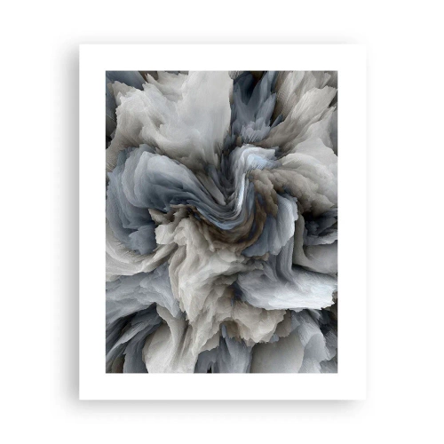 Póster - Piedra y flor - 40x50 cm