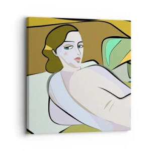 Cuadro sobre lienzo - Impresión de Imagen - Retrato íntimo - 30x30 cm