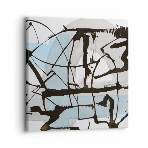 Cuadro sobre lienzo - Impresión de Imagen - Azul a pesar de todo - 30x30 cm