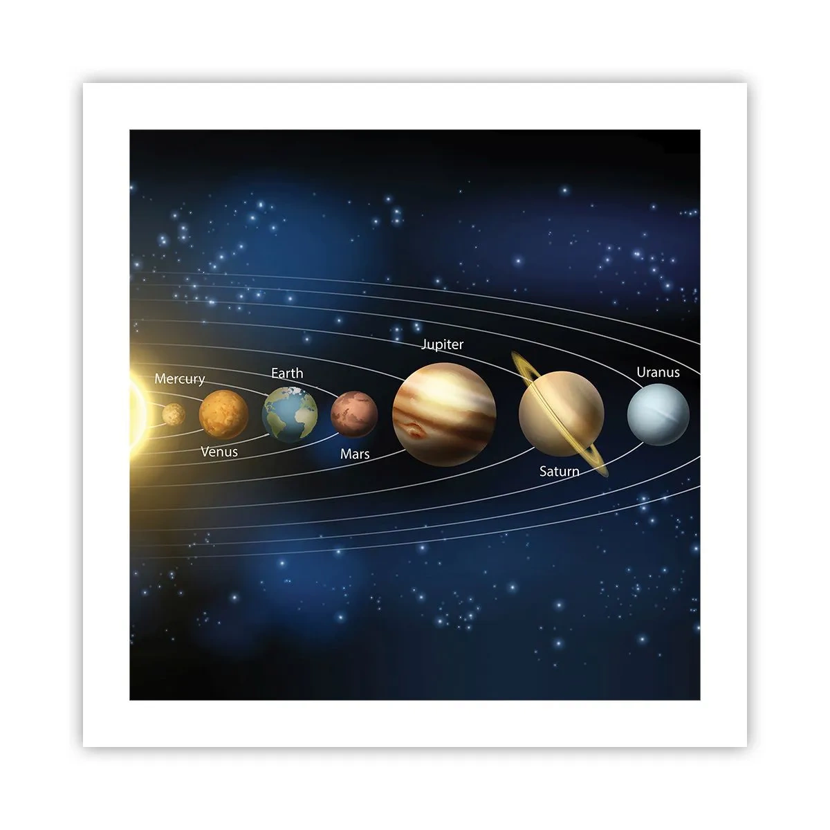 Póster - Uno de diez - 50x50 cm