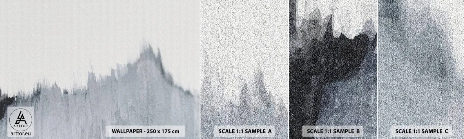 Muestra De Fotomural Standard Eco - Una señal misteriosa - Minimalismo, Pedazo, Difuminar - 100x30 cm