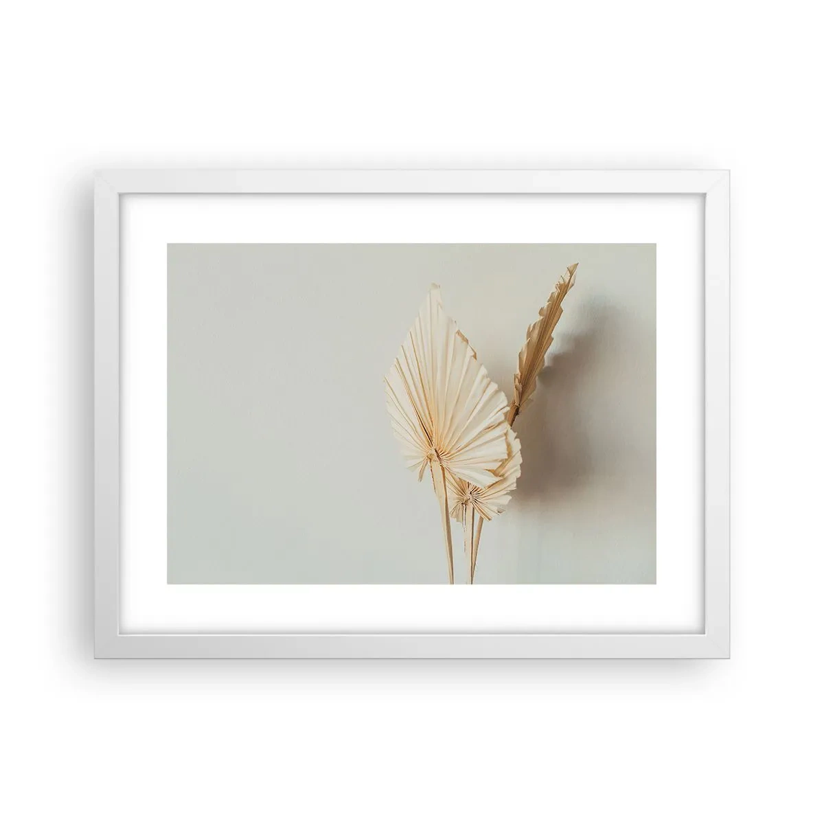 Póster en marco blanco - Armonía y consuelo - 40x30 cm