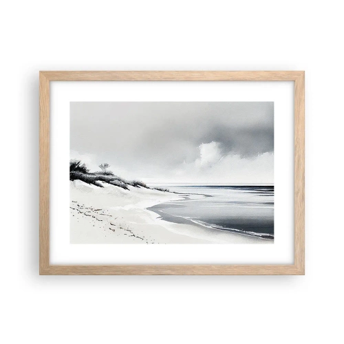 Póster en marco roble claro - Juntos desde el principio de los tiempos - 40x30 cm