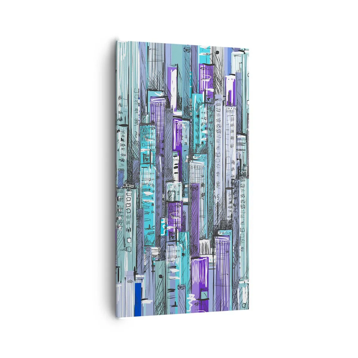 Cuadro sobre lienzo - Impresión de Imagen - Azul del cielo - 65x120 cm