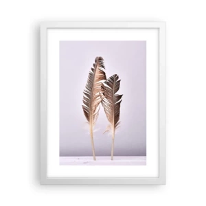 Póster en marco blanco - Contra la nada - 30x40 cm