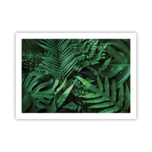 Póster - Abrazo verde - 70x50 cm