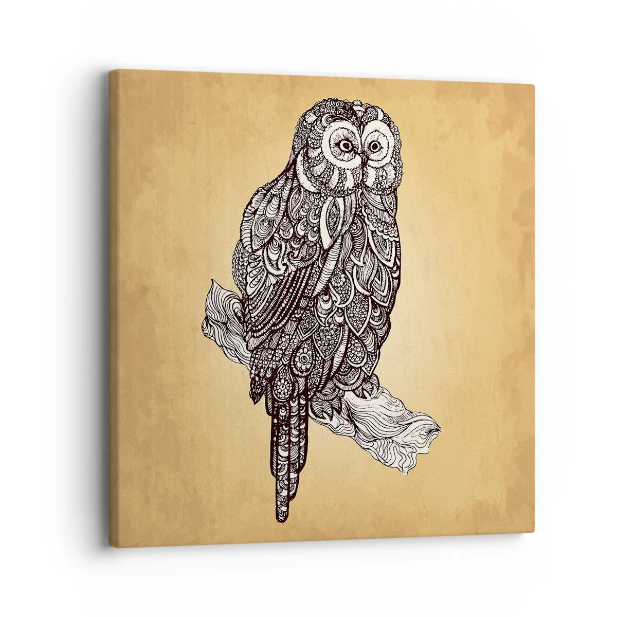 Cuadro sobre lienzo - Impresión de Imagen - Intrincados ornamentos de sabiduría - 30x30 cm
