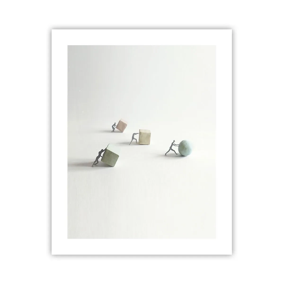 Póster - El avance de la geometría - 40x50 cm