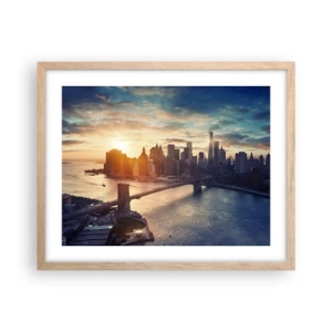 Póster en marco roble claro - Un monumento a la cultura occidental - 50x40 cm